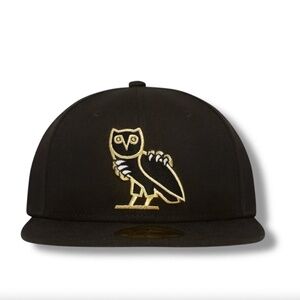 OVO x NBA Raptors New Era 59 Fifty Fitted Hat Black - Limited Edition